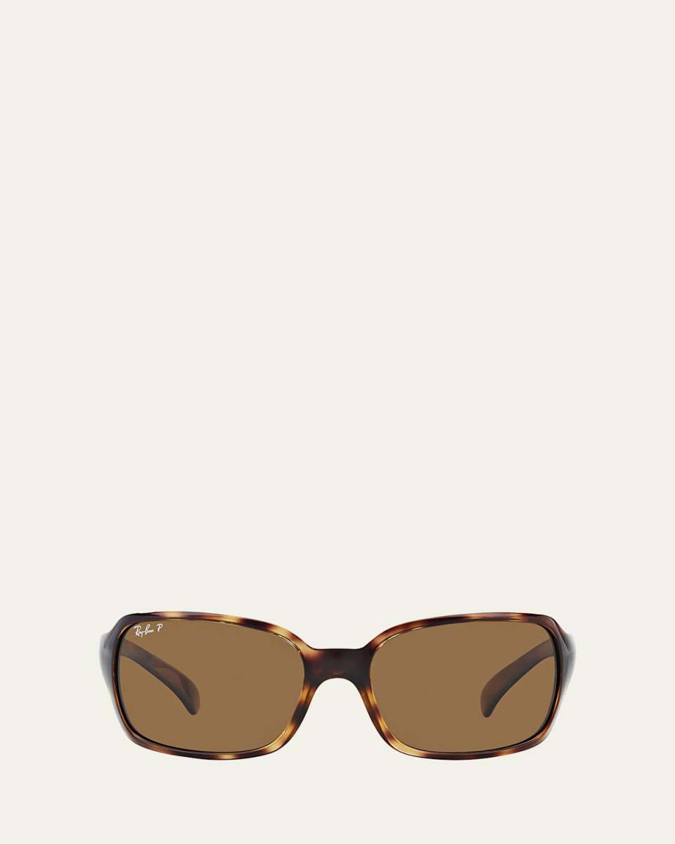 Square Monochromatic Propionate Sunglasses